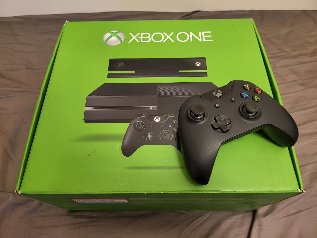 Xbox 1 連 Kinect 及 2個原廠手掣, 電子遊戲, 電子遊戲機, Xbox Carousell