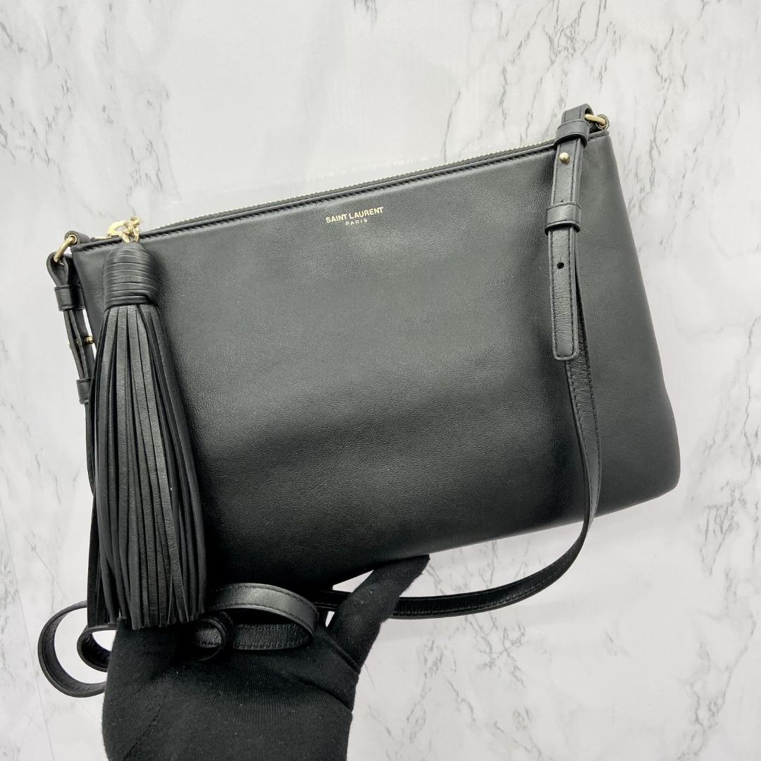 Ysl monogram crossbody bag black best sale