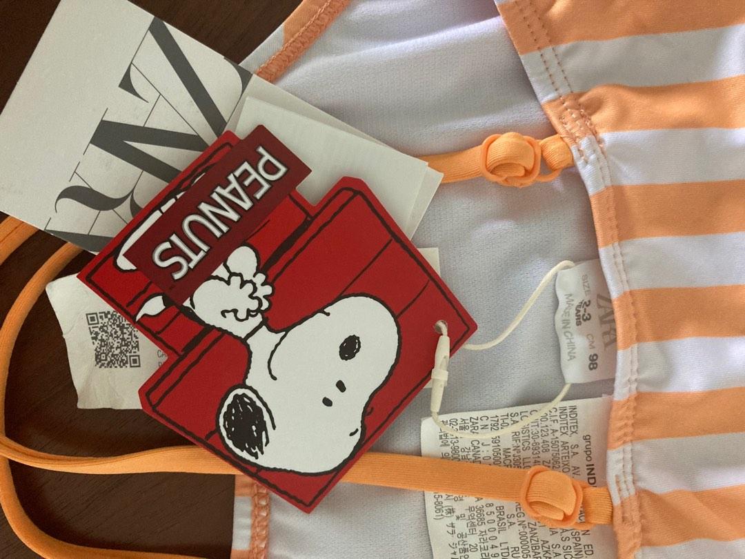 Zara Peanuts swimming costume, Babies & Kids, Babies & Kids Fashion on