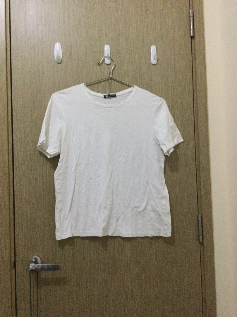 Zara white tshirt clearance