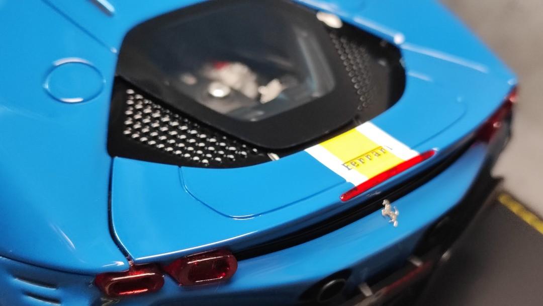 1:18 BBR Ferrari SF90 Stradale Azzurro Dino, 興趣及遊戲, 玩具