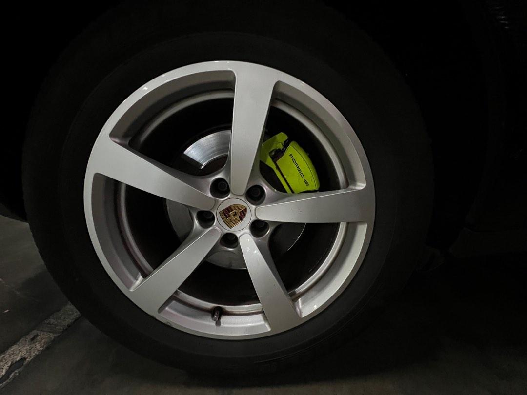 18” Original Porsche Macan Rims, Car Accessories, Tyres & Rims on Carousell