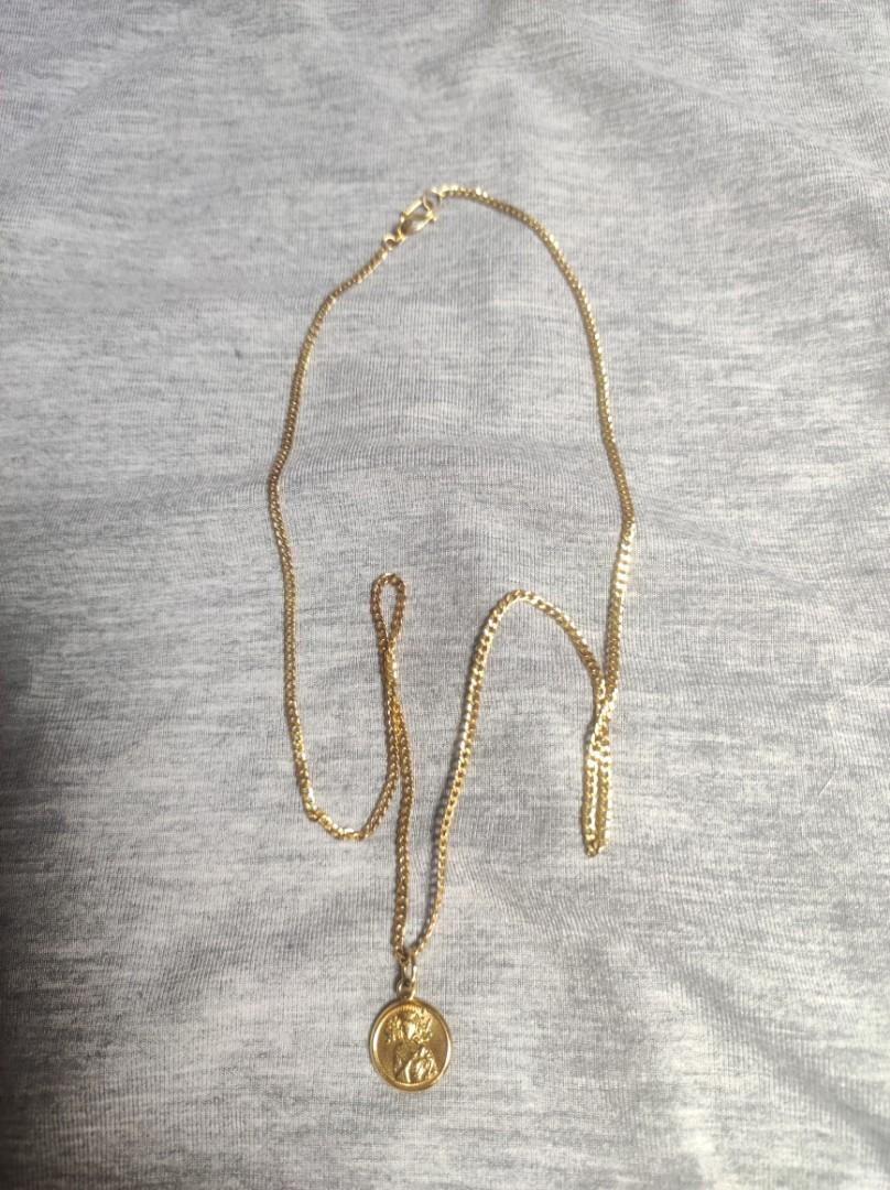 Chinese gold necklace 18k deals