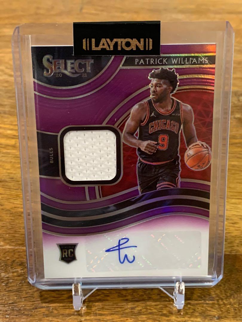 2020 NBA Patrick Williams Select Rookie Purple Patch Auto /99 