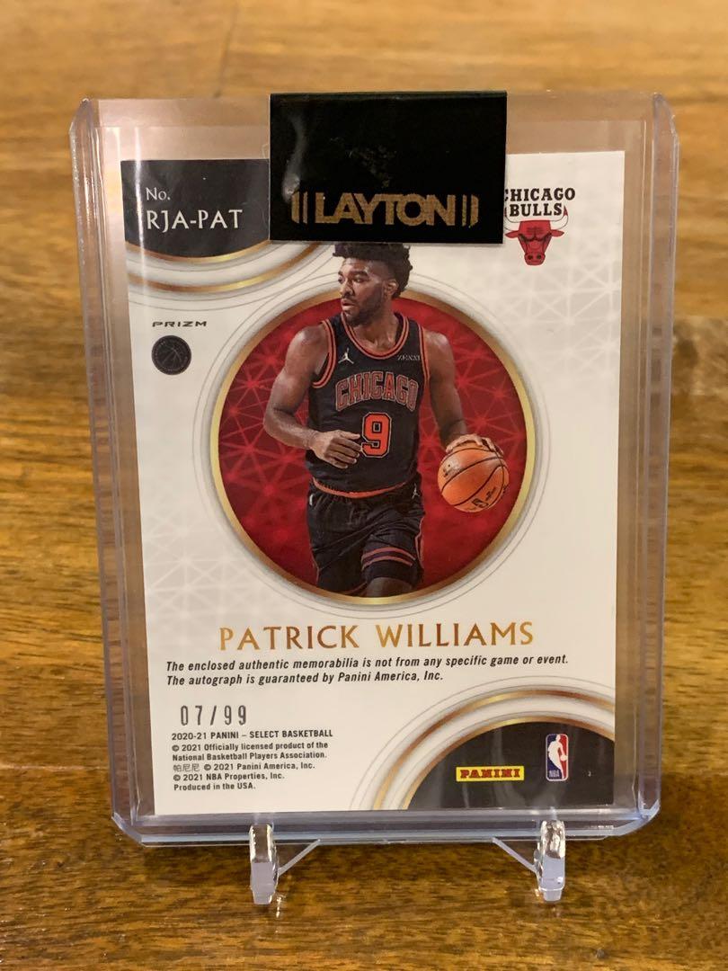 2020 NBA Patrick Williams Select Rookie Purple Patch Auto /99 