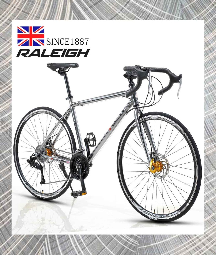 26" 24 Speed Raleigh Road bike S9 Hybrid Road Bicycle Racing Bike Drop