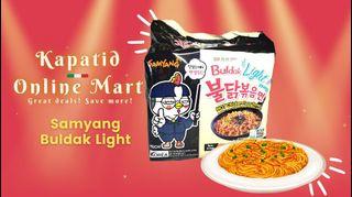 (5pcs/pack) Samyang Buldak Light Frying Noodles