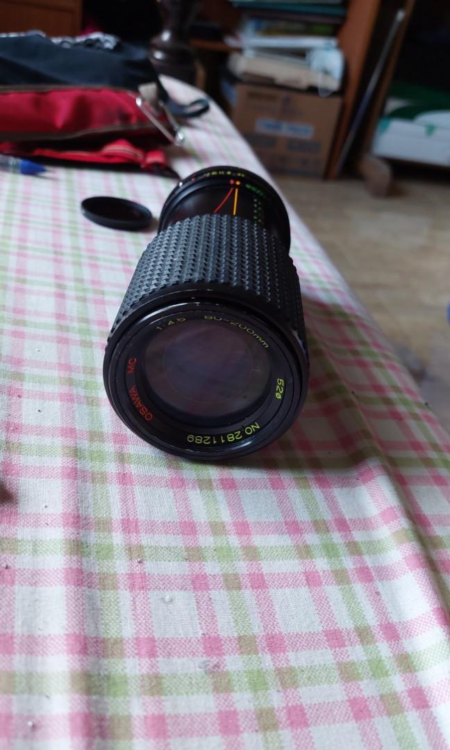 80200mm f4.5 osawa canon fd mount, Photography, Lens & Kits on Carousell