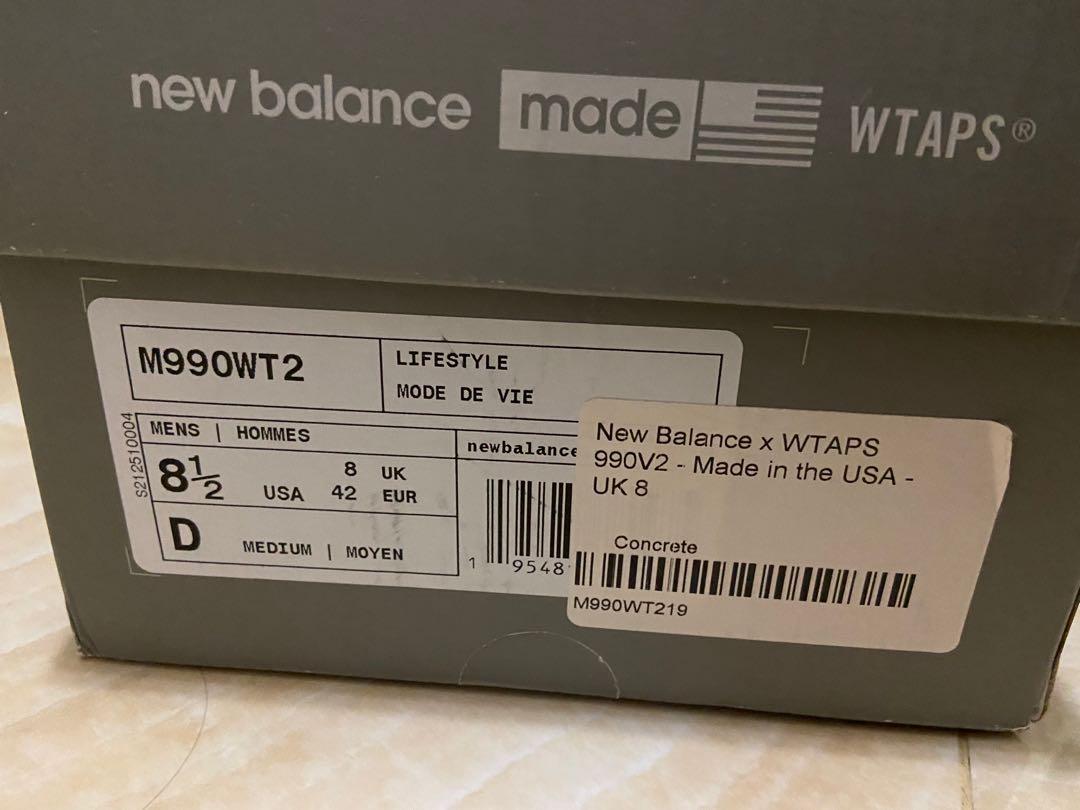 990wt2 (wtaps ssz dcdt new balance nike adidas descendant ), 男裝
