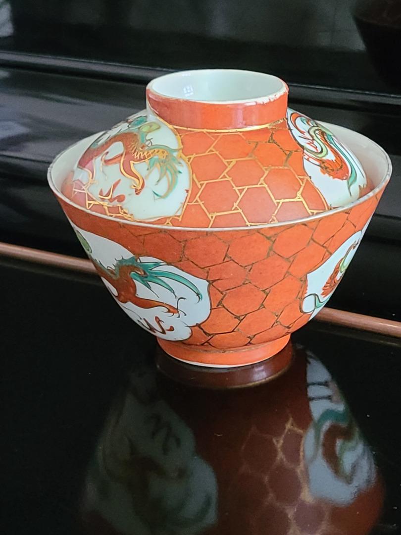 粉彩龍鳳文皿 五彩龍鳳文壺 文化遺産オンライン