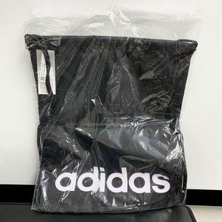 全新正版 Adidas 索繩背囊 索繩袋 足球袋 Adidas GYMSACK GYMBag GN1923 Black 黑色