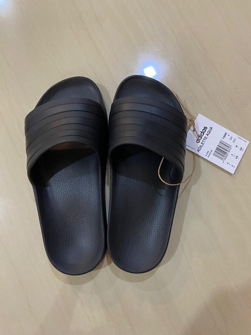 All black adidas slides womens store