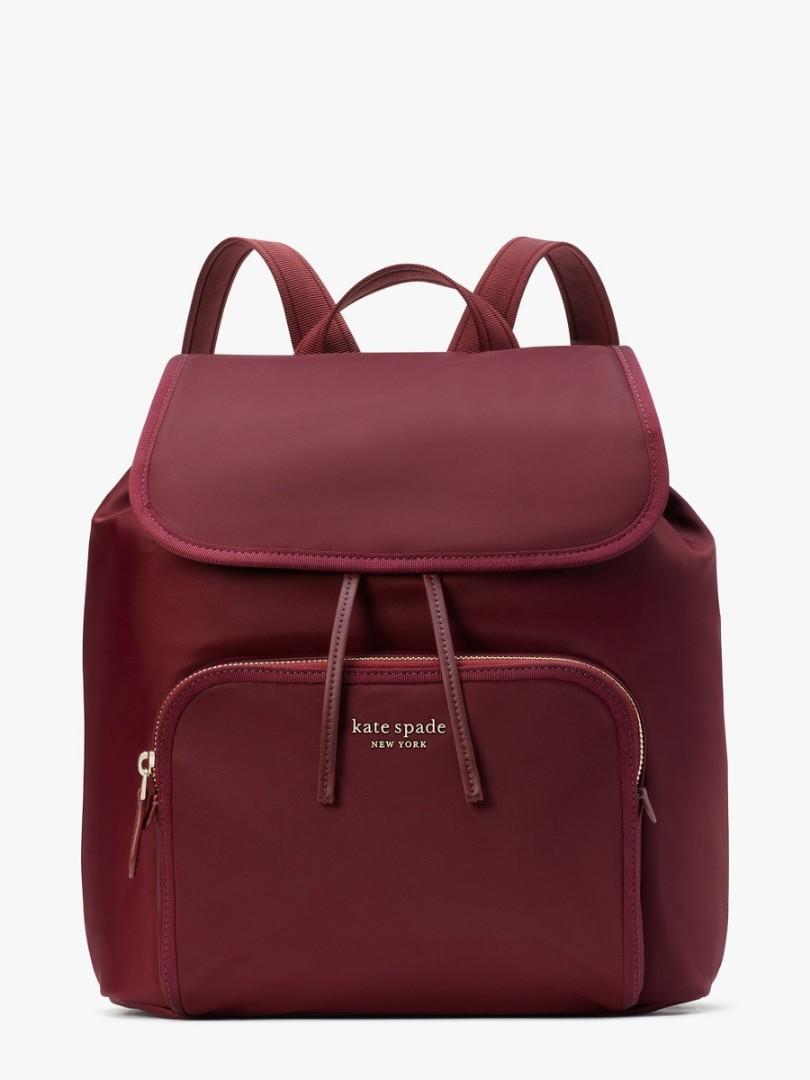 Red kate new arrivals spade backpack