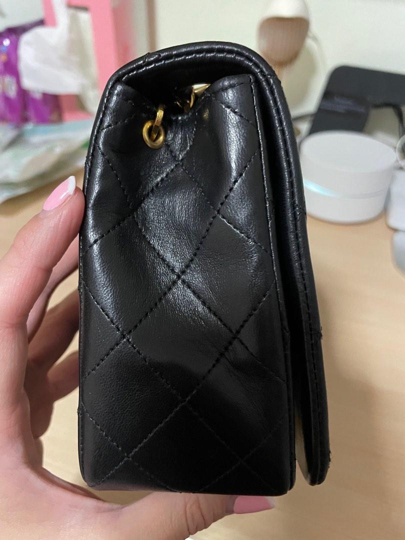 Authentic Vintage Chanel Classic Full Flap 23cm Bag (Black