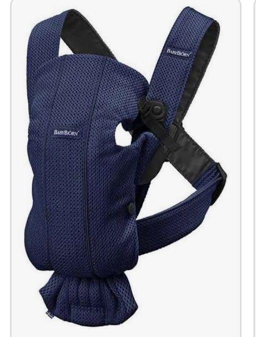 Baby Bjorn Carrier Mini Navy Blue, Babies & Kids, Going Out, Carriers