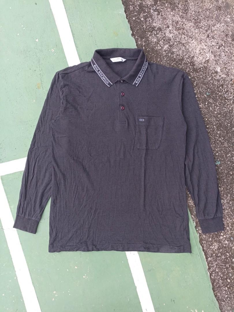 Balenciaga long sleeve polo top