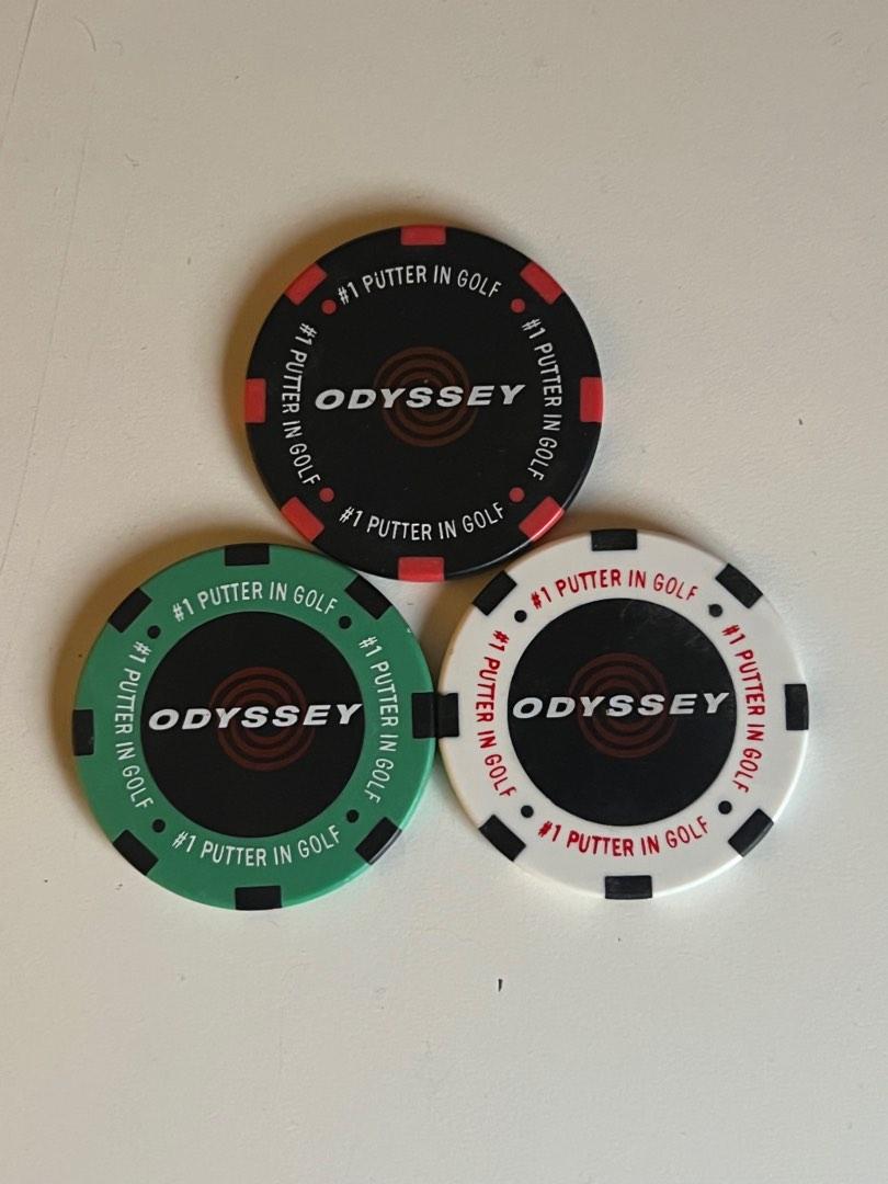 Ball Marker casino chip Odyssey, Sports Equipment, Sports & Games, Golf