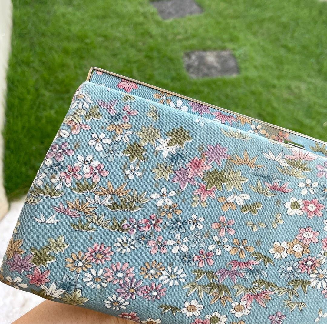 Beautiful Floral long clutch,, Women's Fashion, Bags & Wallets