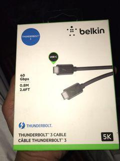 Belkin Thunder Bolt 3 cable - 0.8M