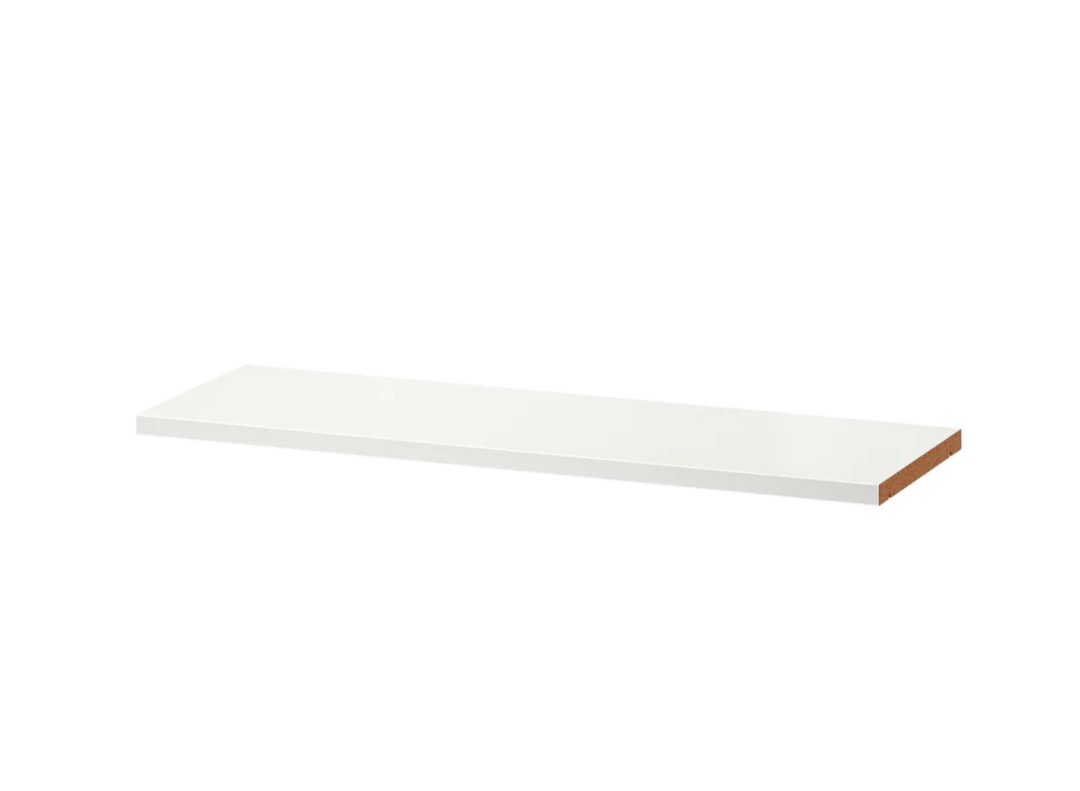 BILLY Extra shelf, white, 76x26 cm (8x) BILLY Bookcase, shelf only