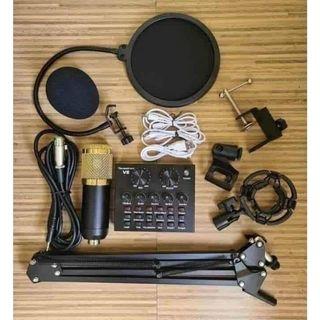 BM-800 Set Condenser Microphone with V8 Audio Sound Card
Best for home recording studio
YouTube live streaming video