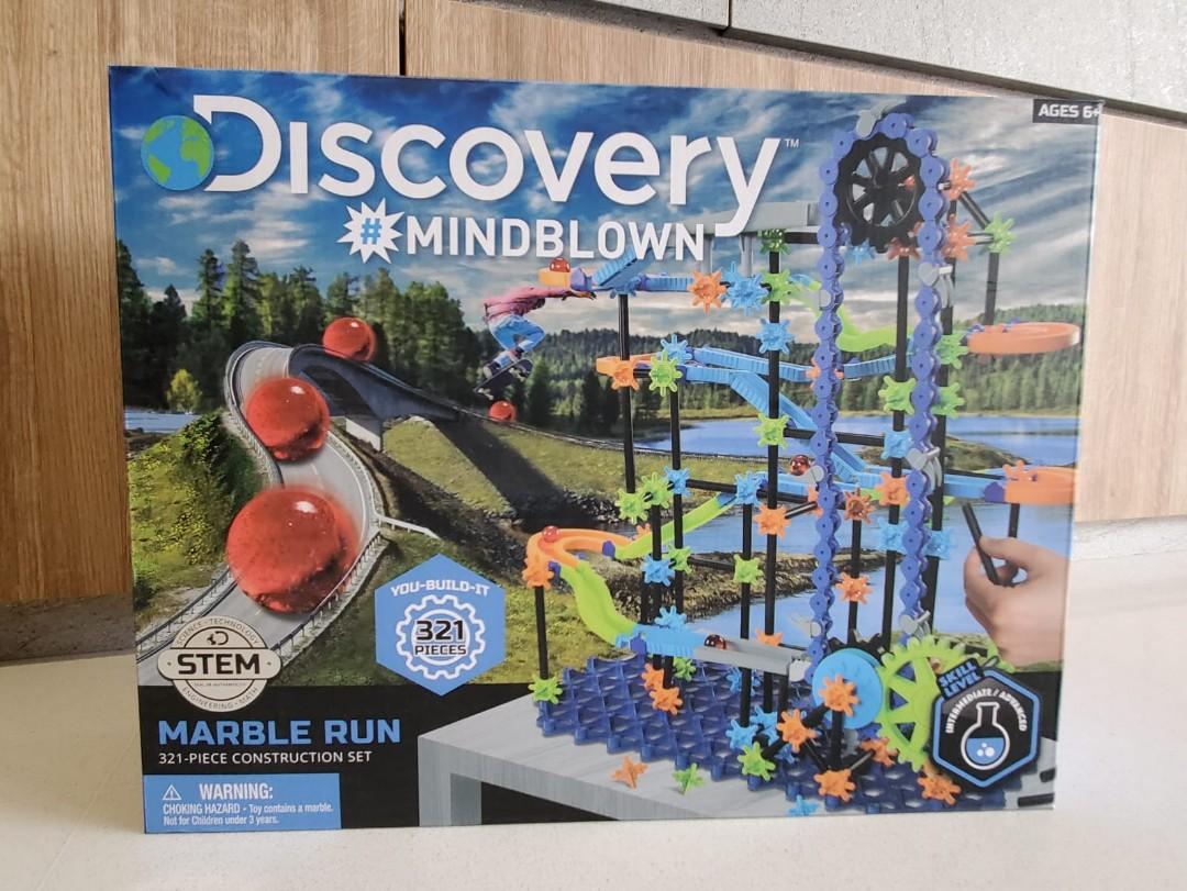 BN STEM DISCOVERY MARBLE RUN CONSTRUCTION SET 321 PCS, Hobbies & Toys