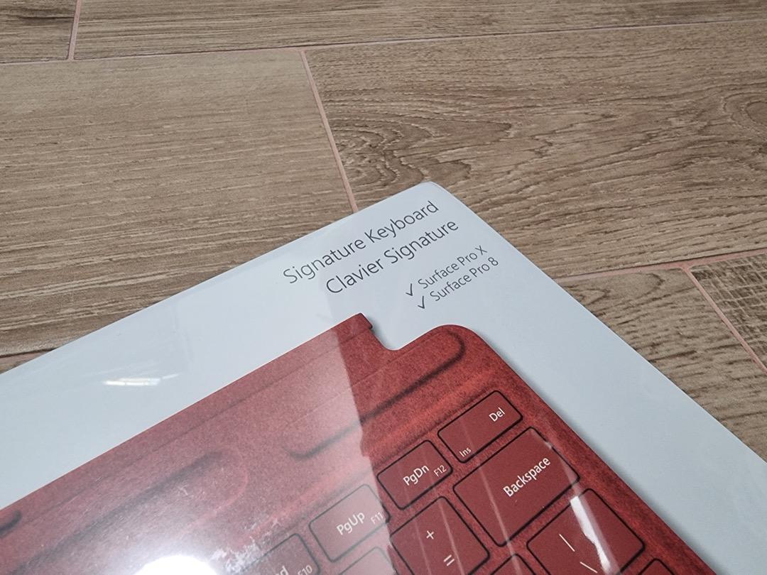 BNIB Sealed MICROSOFT Surface Pro X / Surface Pro 8 Poppy Red Signature ...