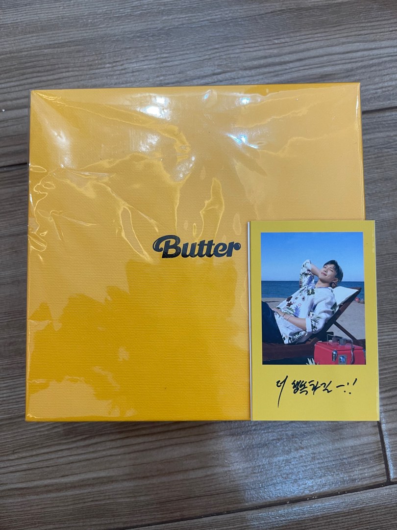 BTS BUTTER ALBUM W/ RM message card [unsealed], Hobbies & Toys