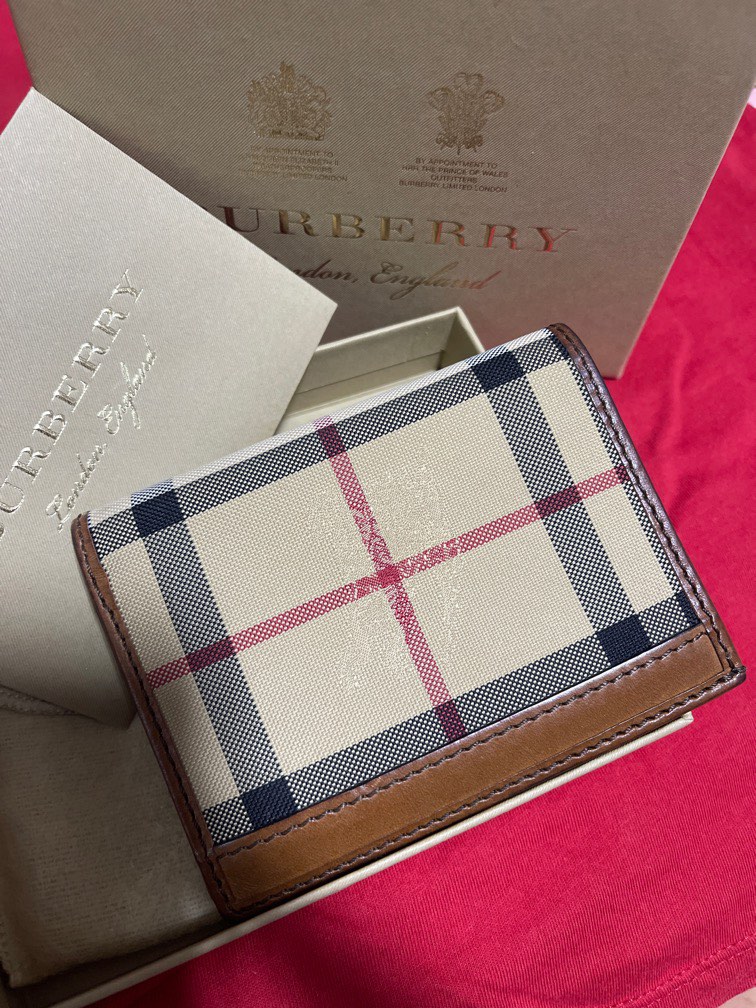 Burberry card holder, Luxury, Bags & Wallets on Carousell