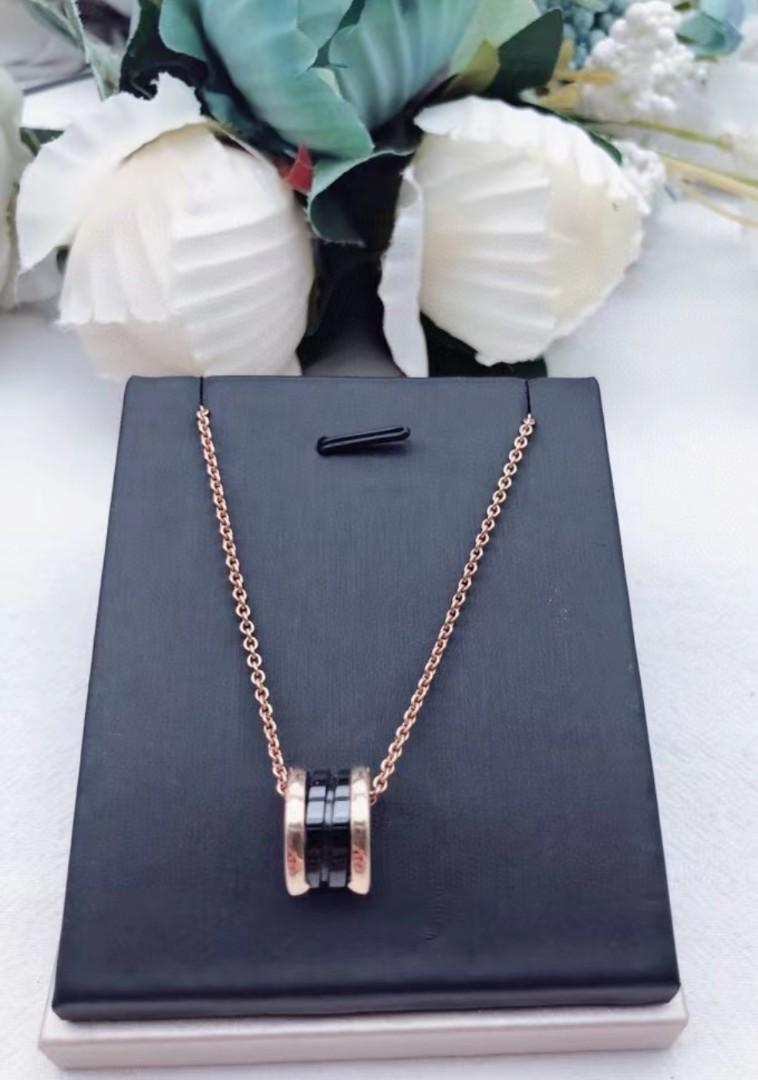 Bvlgari deals black necklace
