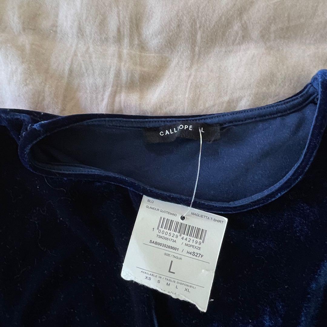 CALLIOPE Blue Velvet Longsleeve (Category: Longsleeves) located in Quezon City. Submitted by shopeyecandy (Listing ID 1185538860, Image 2). Description: .