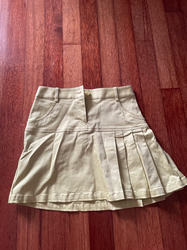 Anne klein short pleated store skirt