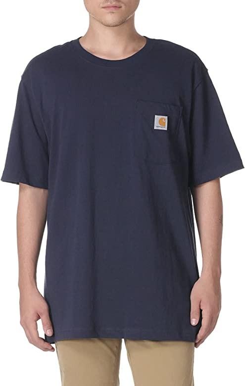 carhartt men's pocket short sleeve t shirt