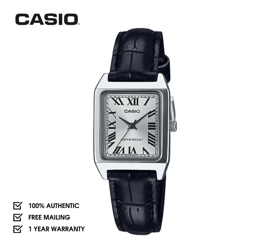 Casio Small Rectangular Watch (LTPV007L7B1), Women's Fashion, Watches