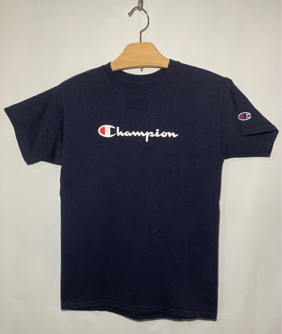 CHAMPION Mens Polo Shirt Small Black