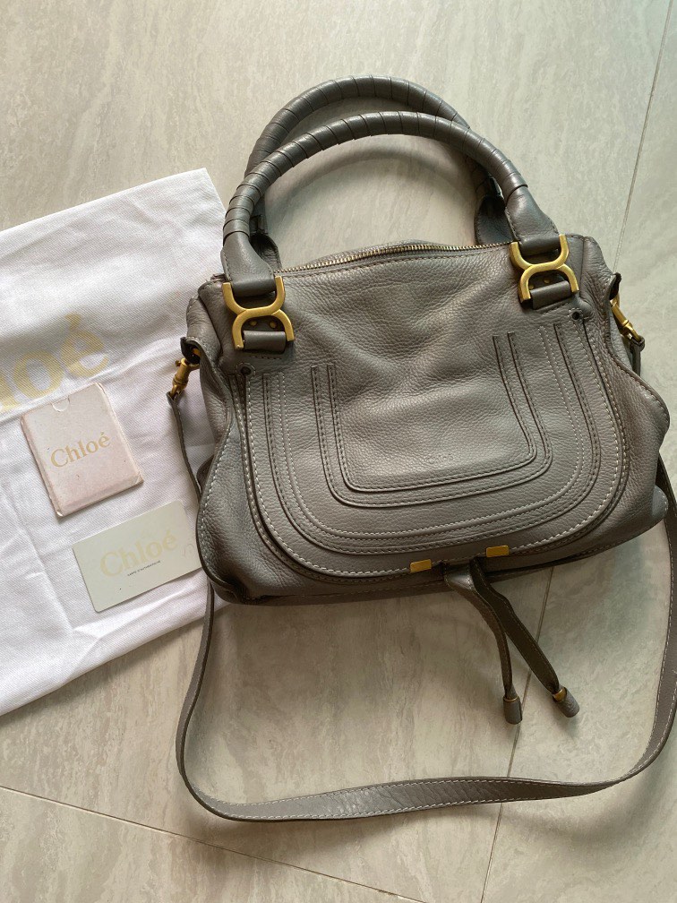 Chloe marcie hot sale medium motty grey