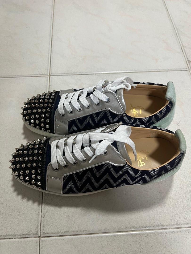 Christian Louboutin Junior Spikes Orlato Flat Vel
