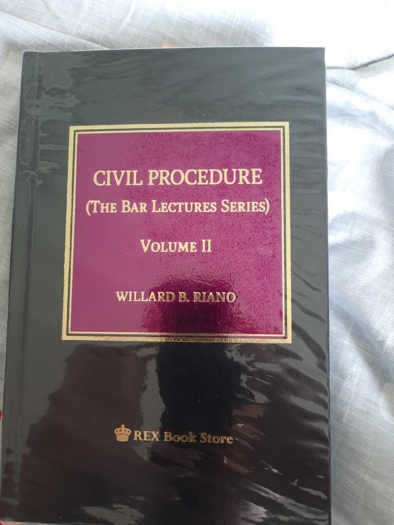 Civil procedure book 2 riano 2019 Hobbies Toys Books Magazines