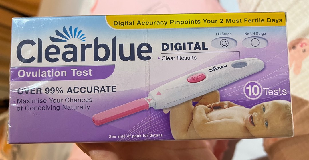 Clearblue Ovulation Test Kit 10 Tests, Babies & Kids, Maternity Care on