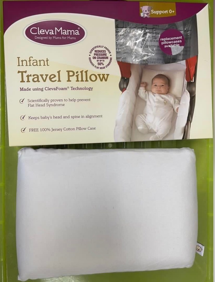 Clevamama infant travel pillow Babies Kids Baby Nursery Kids Furniture Childrens Beds on Carousell