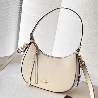 COACH C family 7257 old flower curry Kleo Hobo retro underarm bag half moon bag, can shoulder underarm crossbody back side backpack women's bags