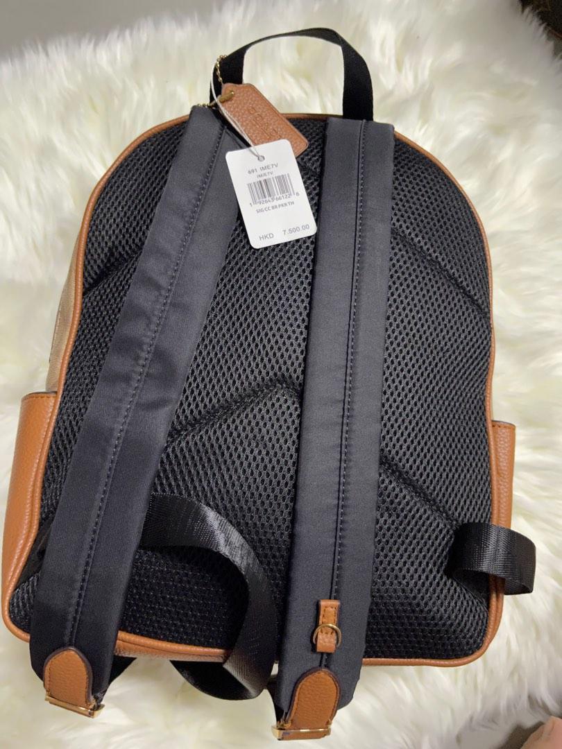 Coach Classic brown backpack medium size Women s Fashion Bags Wallets Backpacks on Carousell