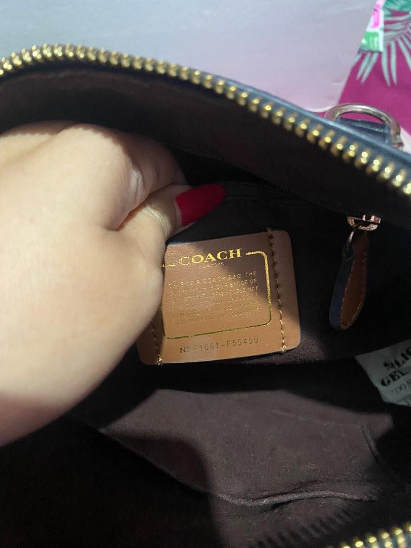 Coach Mini Sierra Original, Fesyen Wanita, Tas & Dompet di Carousell