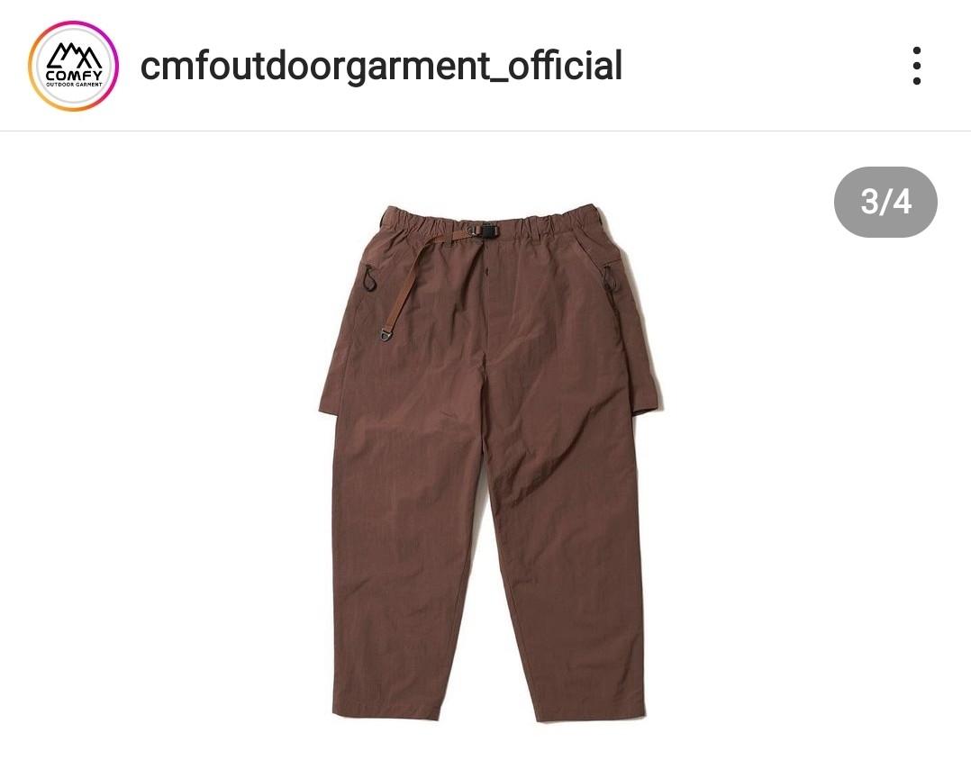 Comfy Outdoor Garment CMF Half Pants, 男裝, 褲＆半截裙, 長褲
