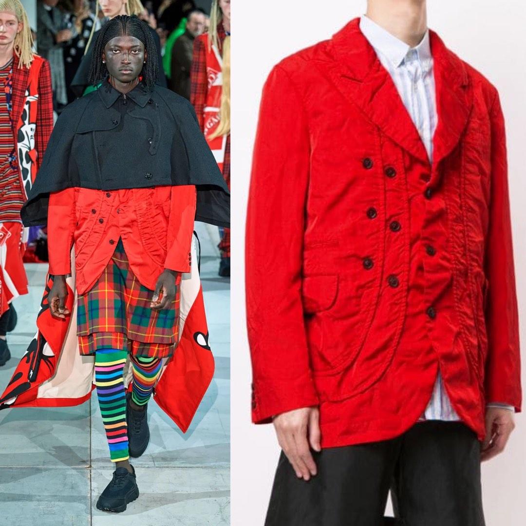 Comme Des Garcons Homme Plus Triple Layer Button Jacket Aw20