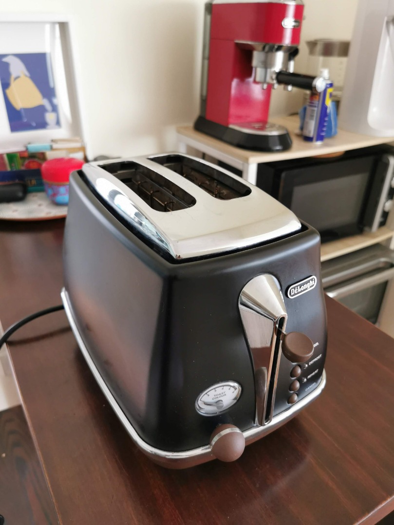 DeLonghi Icona Vintage Toaster Black, TV & Home Appliances, Kitchen