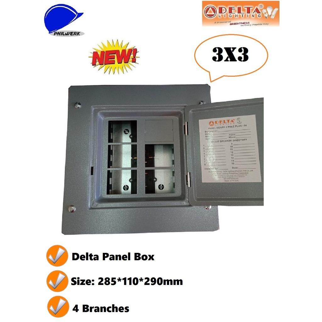Delta Panel Box 4 Branches (3x3), Commercial & Industrial, Construction