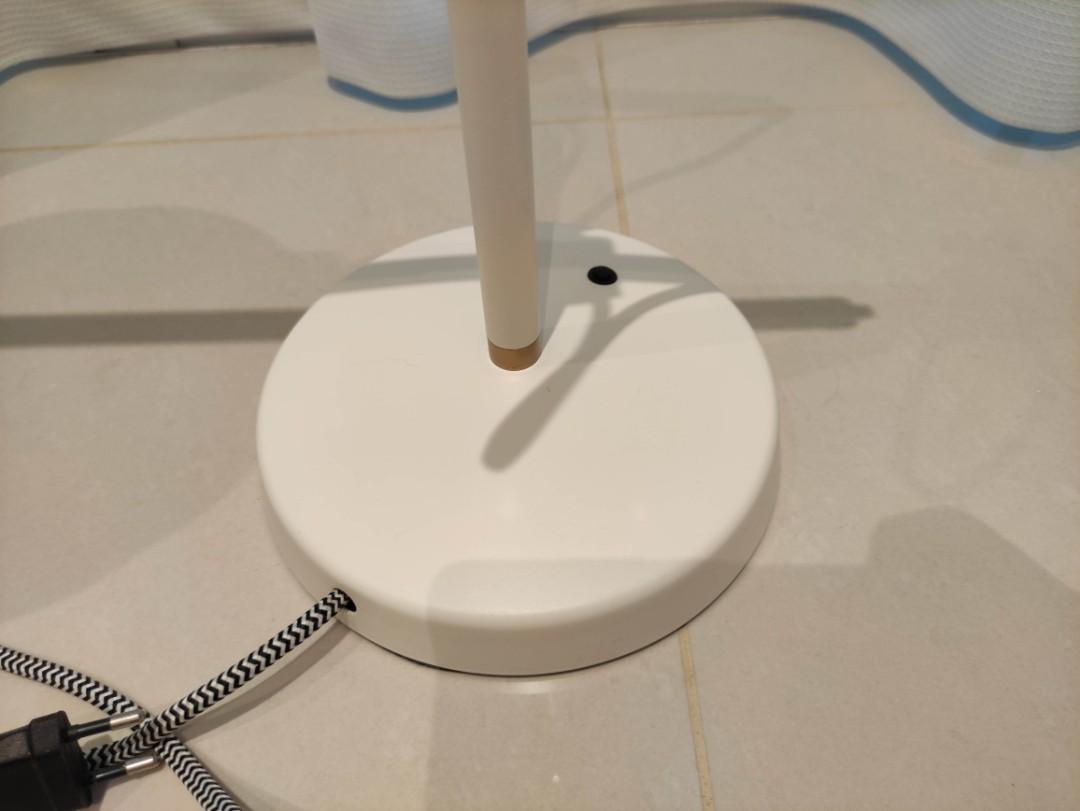 Desk lamp Ikea ranarp white, Furniture & Home Living, Lighting & Fans