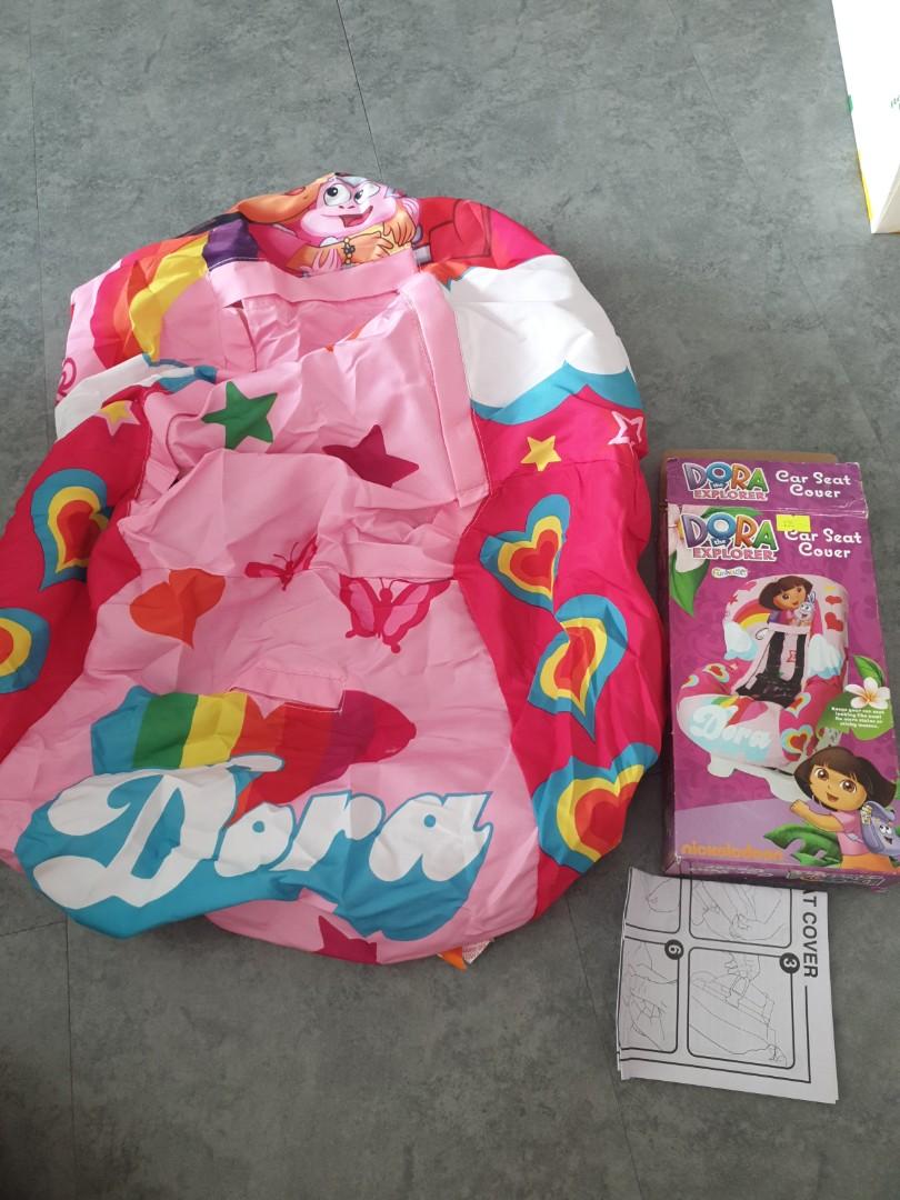 Dora the explorer car seat cover, Car Accessories, Accessories on Carousell
