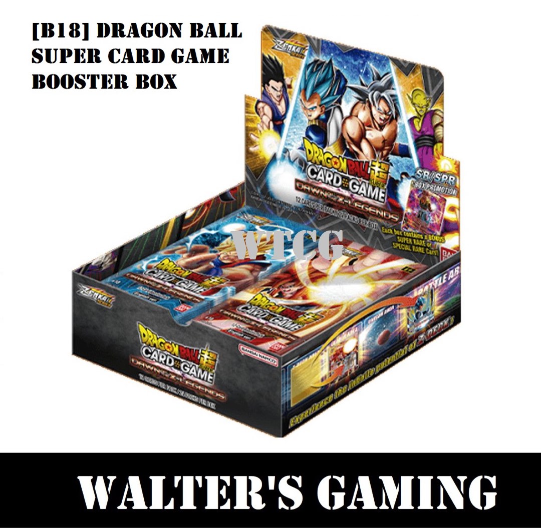 Dragon Ball Booster Box [B18] Dawn Of Z Legends, Hobbies & Toys, Toys